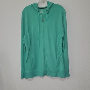 Tek Gear Teal Full-Zip Hoodie